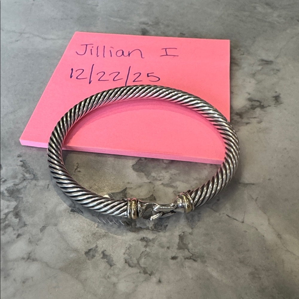 David Yurman Buckle Classic Cable Bracelet - Medium